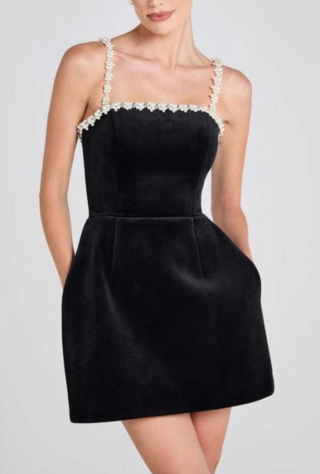 Tight Waist Spice Girl Velvet A Line Skirt Dress